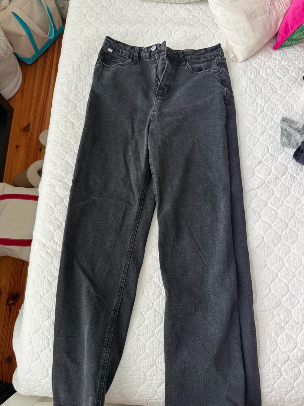 Altar'd State Women's Black Straight Leg Jeans